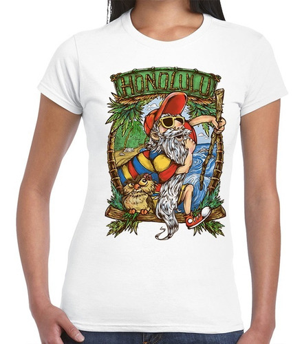 Playera Honolulu Hawaii Vacaciones Merlin Creativa Mod.1708