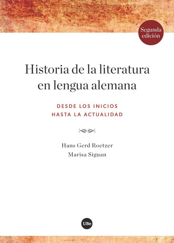 Libro Historia De La Literatura En Lengua Alemana. Desde ...