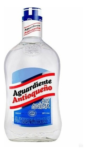 Aguardiente Antioqueño Azul - Ml A $67 - mL a $65