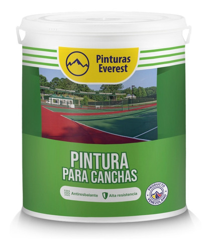 Pintura Para Cancha Roja Cuñete Everest