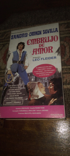 Vhs  Película  Sandro  Embrujo De Amor