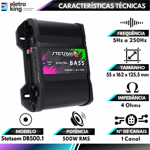 Subwoofer 12 Bomber Outdoor E Modulo Db500.1 500w 4 Ohms