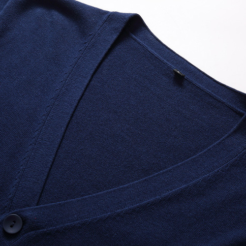 . Suéter Tipo Cárdigan Con Botones Informal Para Hombre