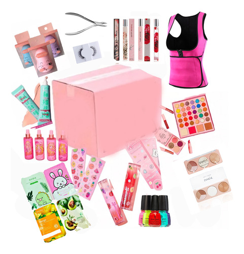 Caja Sorpresa De Varios Maquillaje Y Accesorios 15 Piezas
