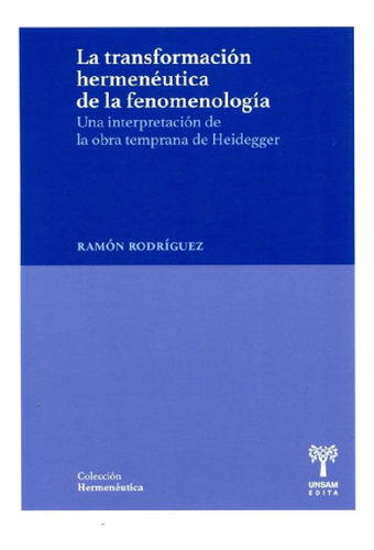 Libro - La Transformación Hermenéutica De La Fenomenología,