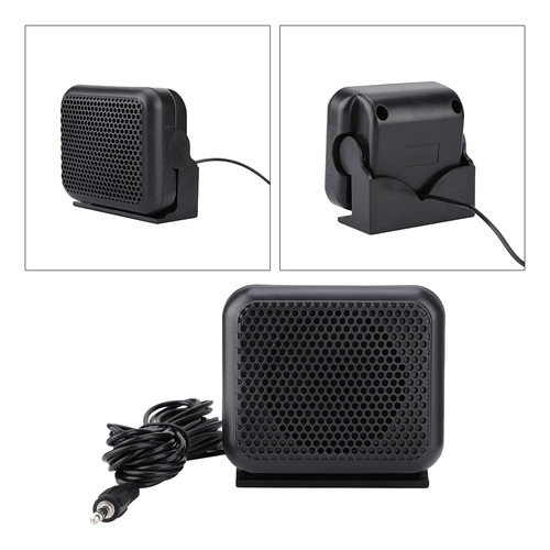 Microfone De Rádio Móvel Nsp-100 Mini Alto-falante Externo P