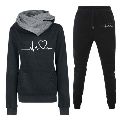 Conjunto De Sudadera Con Capucha Y Joggers Sudaderas Con Pan