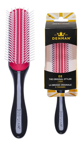 Denman c7011 cepillo d3 para todo tipo de cabello alisado