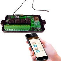 Comprar Receptor Inalambrico Wifi Rf 4 Canales Control Remoto 433mhz