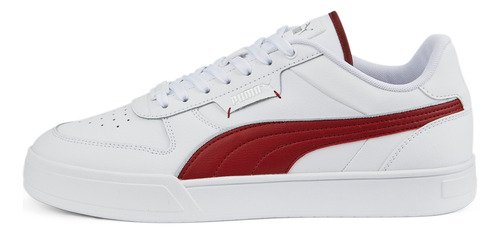 Tenis Blanco Con Rojo Puma Caven Dime Hombre