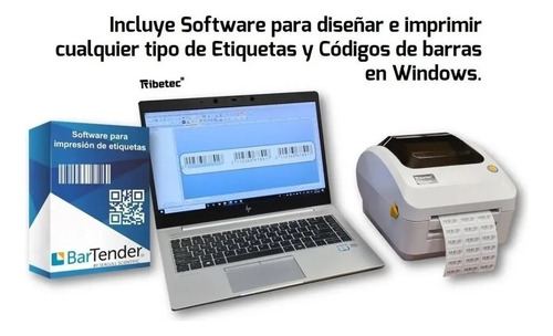 Impresora Rt-420me Para Etiquetas Térmicas Ribetec