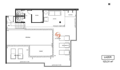 Imagem 6 de 9 de Ubatuba Sp Cobertura 3 Suites + Lavabo, 3 Vagas Garagem, Varanda Gourmet C/ Churrasqueira. Área Comum, Piscina, Sauna... - Ap00030 - 70409835