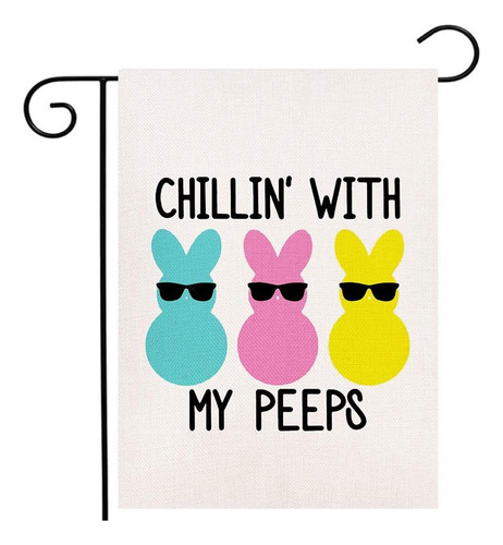 Peeps Peeps Flag Vertical Vertical De Condela De Pascua De X