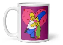 Comprar Los Simpsons Taza Dia Enamorados Homero Simpson Y Marge #02