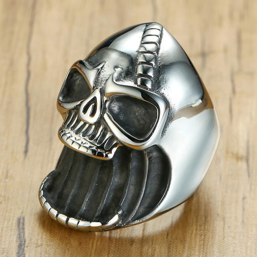 Anillo De Calavera Con Abridor De Botellas De Cerveza Para H