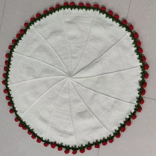 Ll Kit Crochet Manta Flores Juego Tejido Tejido