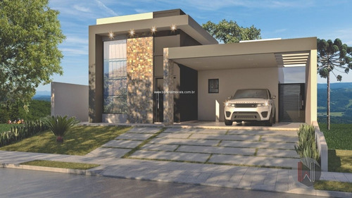 Imagem 1 de 30 de Moderna E Elegante Residência Térrea À Venda No Condomínio Gran Ville! - Ca00564 - 70391203