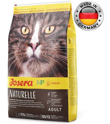 Alimento Gato Adulto Josera Naturelle 2kg. Np