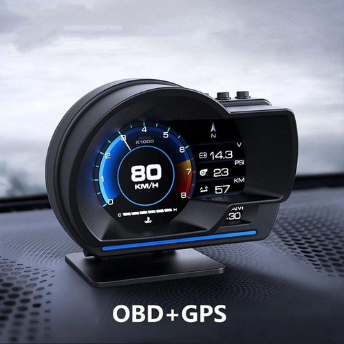 Head Up Display, Obd2 + Gps Smart Head Up Display Gauge Car