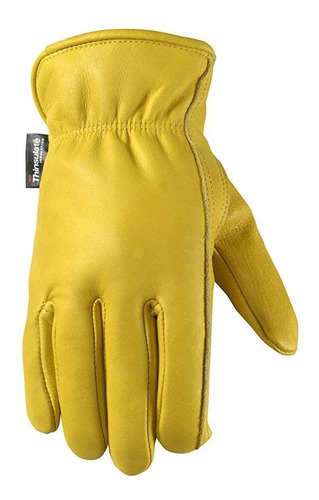 Guantes De Cuero De Invierno Los Hombres, 100 Gramos Thinsul