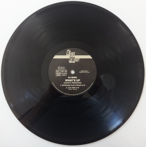 Dj Miko What's Up Dance Versions Disco Importado (Usado)