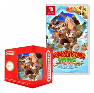 Donkey Kong Country Tropical Freeze Nintendo Switch Y Taza 1