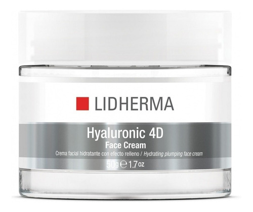 Imagen 1 de 4 de Crema Lidherma Hyaluronic 4d Face Cream Para Todo Tipo De Piel De 50g