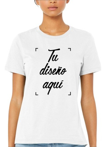 Remera Personalizada Sublimada Para Damas