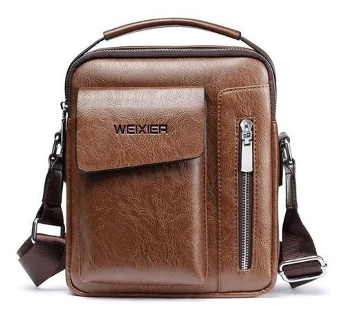 Hombres Bolso De Moda Crossbody De Cuero Bolso Mensajero Hom