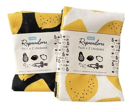 Repasador Pack Paño Cocina Diseño Deco Poliester