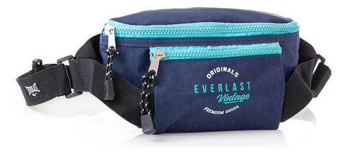 Riñonera Everlast Urbana Deporte Bolsillo Anti Robo Viaje Hb Color Azul