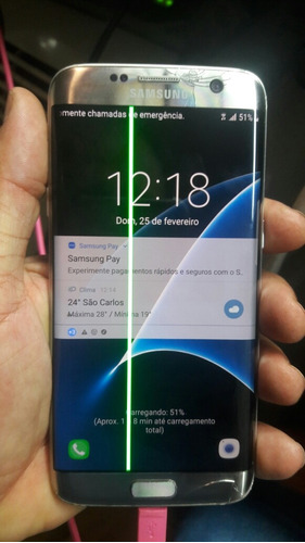 Samsung S7 Edge 32gb Com Dead Line Funcionando Normalmente