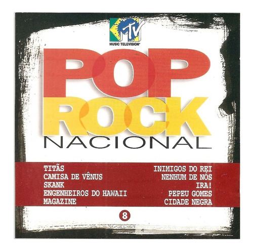 Cd Vários - Pop Rock Nacional Vol. 8