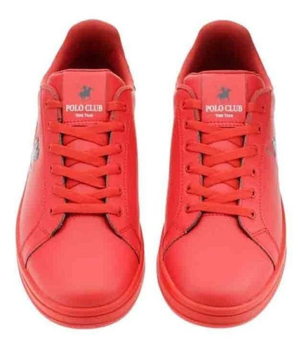 Imagen 2 de 5 de Tenis Urbano York Team Polo Club 9449 Rojo Caballero