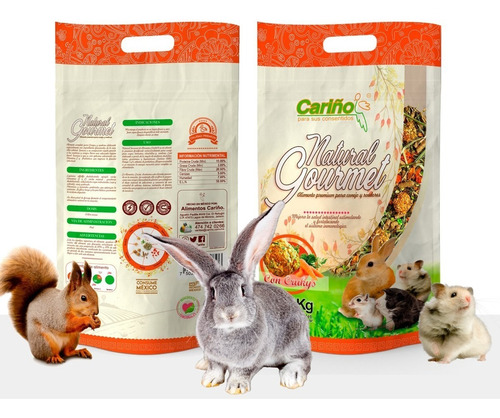 Imagen 3 de 9 de Alimento Gourmet Para Conejo, Cuyo, Hamster Comida Premium