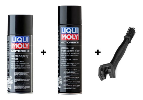 Pack Limpiador / Lubricante Cadena De Moto Liqui Moly