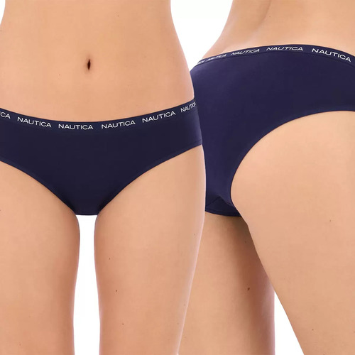 4 Bikini Algodon Stretch Nautica Dama Originales