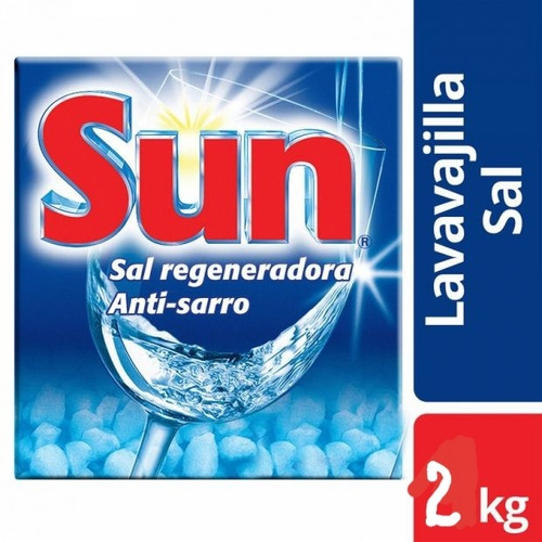 Pack 2kg Sal Especial Sun Importada Lavavajillas  Fact A