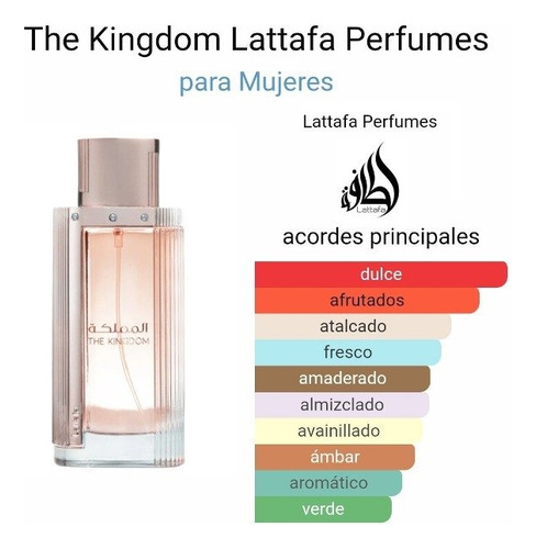 Perfume The Kingdom Mujer Lattafa Edp 100 Ml