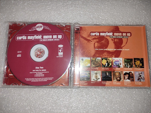 Curtis Mayfield - Move On Up 1970-90 2 Cd's 1999 Uk (Usado)
