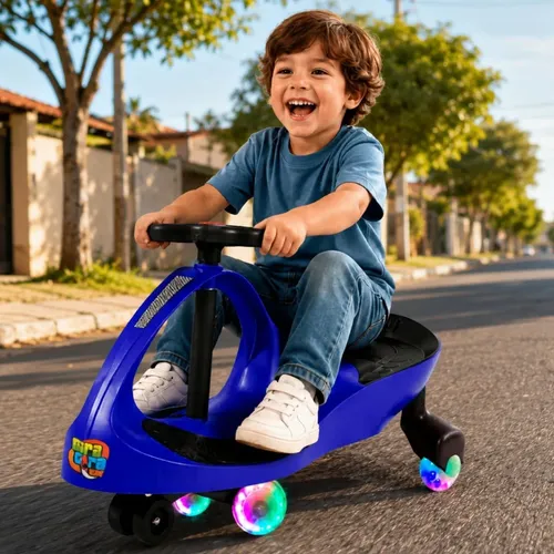 Carrinho Original Gira Gira Car Com Led Suporta 100 Kg Fenix