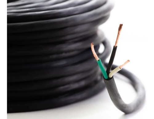 Imagen 3 de 5 de Cable D/uso Rudo 300v 3x14 Awg Iusa Ur-314