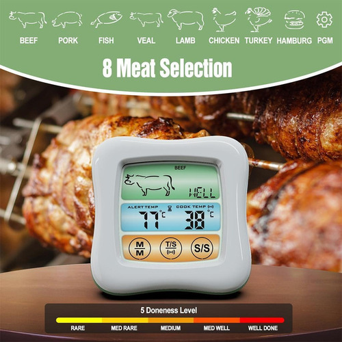 Yu Termómetro Digital For Carne Termómetro De Cocina