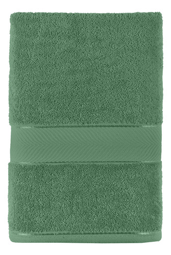 Toalha Banho Duomo Fio Penteado 520g 100% ALG Teka Verde