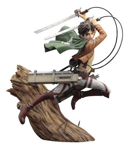 Eren Yeager (renewal Package Variant) Statue By Kotobukiya