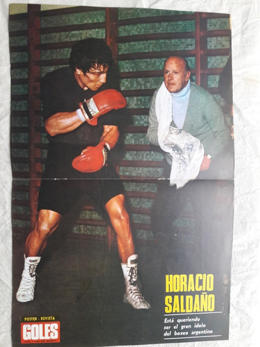 Póster Revista Goles - Horacio Saldaño Boxeo Almirante Brown