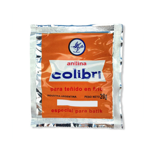 Anilina En Frio Colibri X 20 Grs x unidad. Color A Eleccion