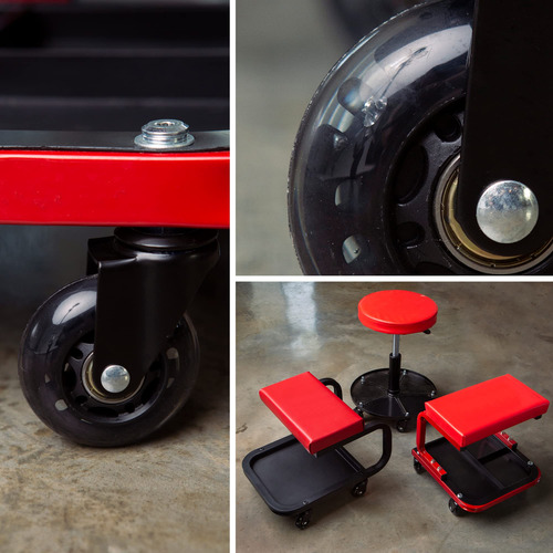 Roller Blade De Goma Creeper Caster Wheels Afk Tech, Juego D
