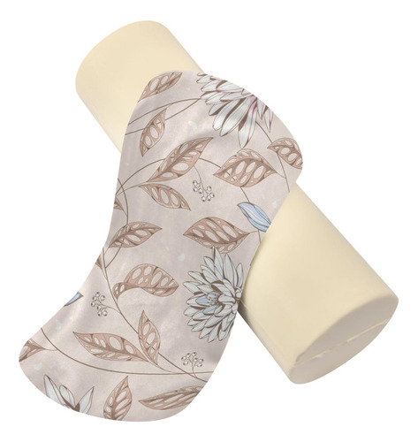 Qwthum Almohada Para El Cuello, Almohada Redonda De Espuma V