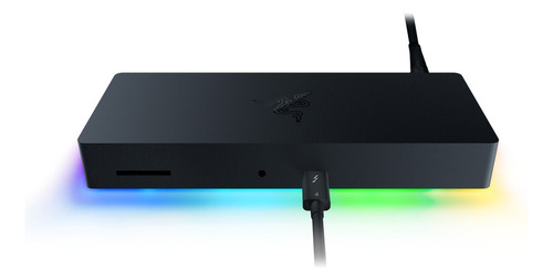 Hub Adaptador Multipuerto Razer Thunderbolt 4 Dock Chroma Color Negro